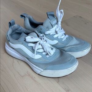 Vans Sky Blue and White Athletic Shoes